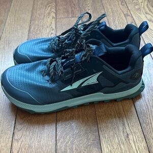 Altra Lone Peak 8 Dark Gray and Black Trail Shoes